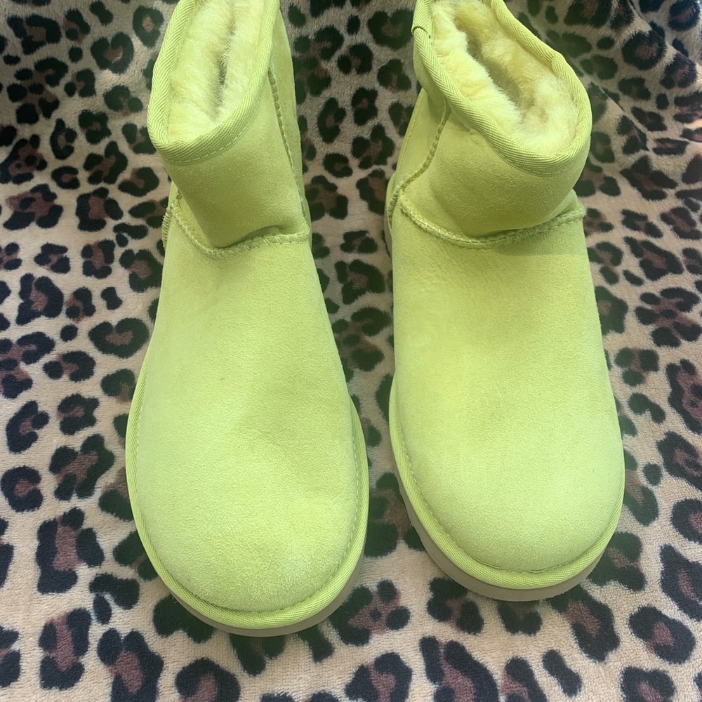 UGG Women's Ankle Boots in Bright Yellow